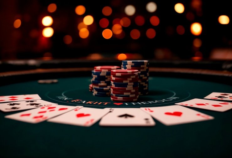 Antarmuka baccarat dengan kontrol taruhan intuitif